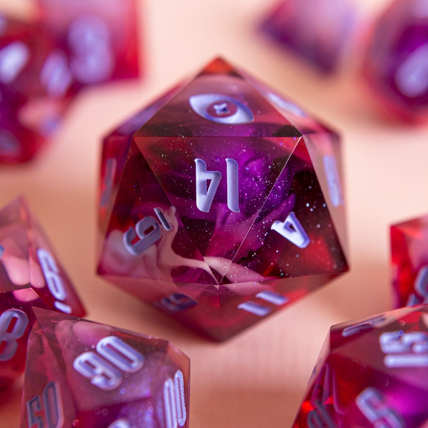 Martyr's Cry — D20 MiniChonk, handmade resin dice