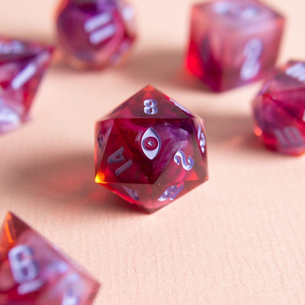 Martyr's Cry — Single D20, handmade resin dice